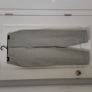 Zara Faux Leather Pants, Size M, Light Light Sage Green, Grayish Hue. EUC